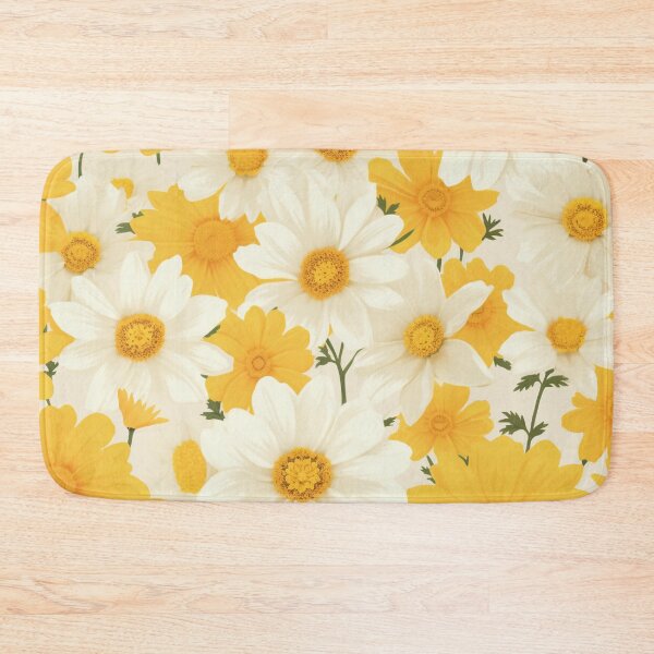 Item preview, Yellow Orange White Flower Pattern Spring Aesthetic Marguerite Blasingame Happy Season designed and sold by SMARTKIT  DESIGNAGENCY.
