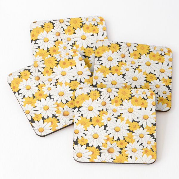 Item preview, Yellow Orange White Flower Pattern Spring Aesthetic Marguerite Blasingame Happy Season designed and sold by SMARTKIT  DESIGNAGENCY.