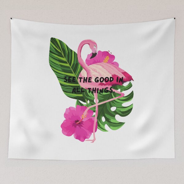 Item preview, flamingo t-shirt,Wildlife pattern T-shirts, cute pattern T-shirts, nature pattern T-shirts designed and sold by MissCirce1993.