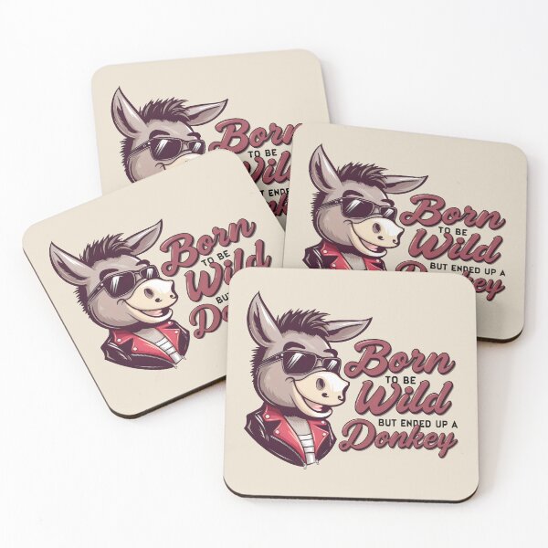 Item preview, Born to be wild, but ended up a donkey designed and sold by Firas Aljazzar.
