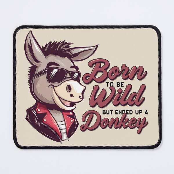 Item preview, Born to be wild, but ended up a donkey designed and sold by Firas Aljazzar.