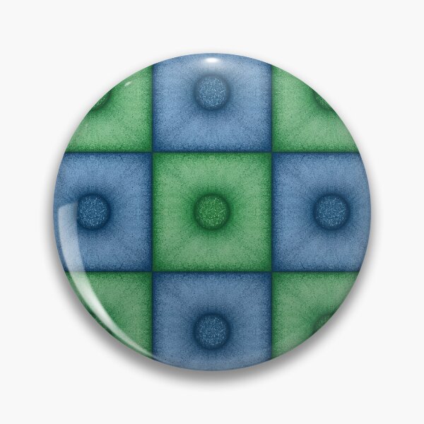 Item preview, Chess pattern from "Pouf" tiles the color of wedgwood and madang designed and sold by Cherevan.