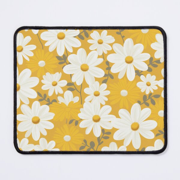 Item preview, Yellow Orange White Flower Pattern Spring Aesthetic Marguerite Blasingame Happy Season designed and sold by SMARTKIT  DESIGNAGENCY.
