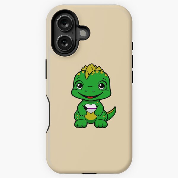 Artikel-Vorschau von Niedlicher Demisexual Pride Flag Dinosaurier, dezentes Kawaii Demisexual Dino Design, designt und verkauft von Travelslightly.