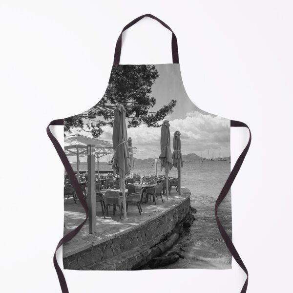Item preview, Puerto Pollensa Mallorca Illa d'Or Black And White designed and sold by GG WALL ART.