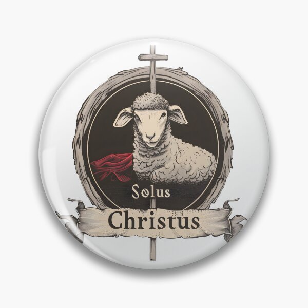 Item preview, Solus Christus Lamb Tee - Christian Symbolic Design designed and sold by Crow8ster.