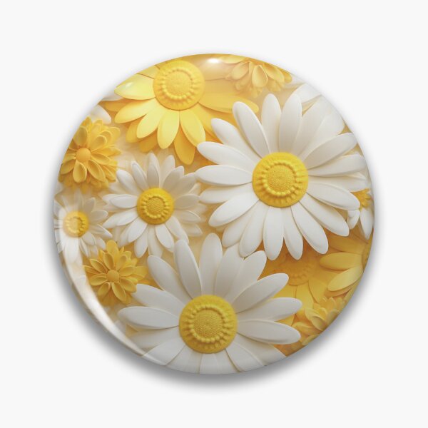 Item preview, Yellow Orange White Flower Pattern Spring Aesthetic Marguerite Blasingame Happy Season designed and sold by SMARTKIT  DESIGNAGENCY.