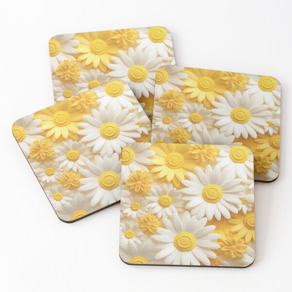 Item preview, Yellow Orange White Flower Pattern Spring Aesthetic Marguerite Blasingame Happy Season designed and sold by SMARTKIT  DESIGNAGENCY.