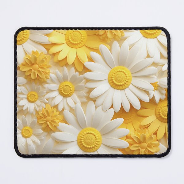 Item preview, Yellow Orange White Flower Pattern Spring Aesthetic Marguerite Blasingame Happy Season designed and sold by SMARTKIT DESIGNAGENCY.
