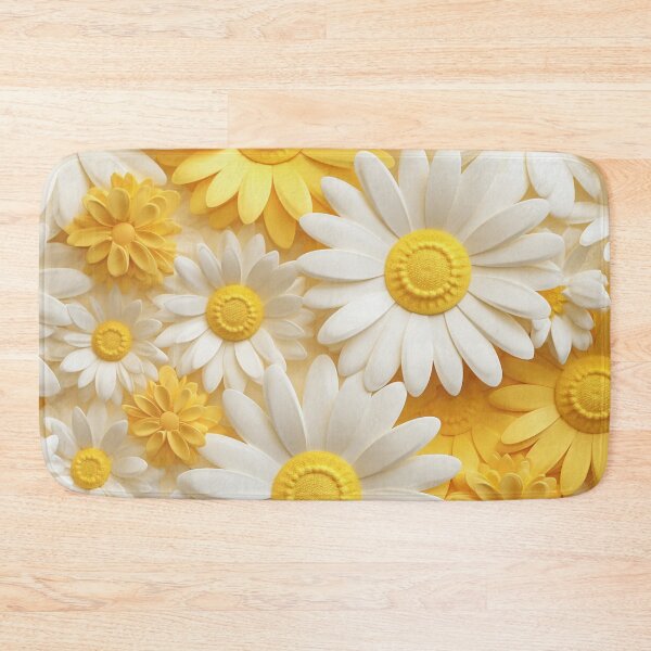 Item preview, Yellow Orange White Flower Pattern Spring Aesthetic Marguerite Blasingame Happy Season designed and sold by SMARTKIT  DESIGNAGENCY.