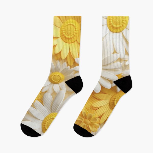 Item preview, Yellow Orange White Flower Pattern Spring Aesthetic Marguerite Blasingame Happy Season designed and sold by SMARTKIT  DESIGNAGENCY.