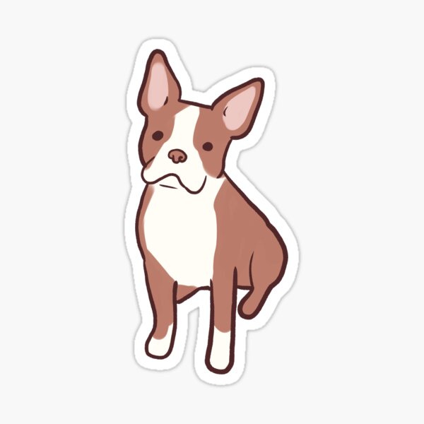 Item preview, Brown boston terrier designed and sold by Mayarart.