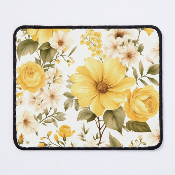 Item preview, Yellow White Flower Pattern Spring Aesthetic Marguerite Blasingame Happy Season designed and sold by SMARTKIT DESIGNAGENCY.