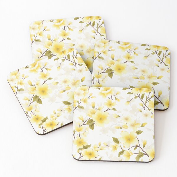 Item preview, Yellow White Flower Pattern Spring Aesthetic Marguerite Blasingame Happy Season designed and sold by SMARTKIT  DESIGNAGENCY.