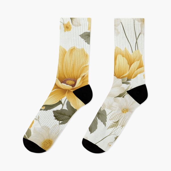 Item preview, Yellow White Flower Pattern Spring Aesthetic Marguerite Blasingame Happy Season designed and sold by SMARTKIT  DESIGNAGENCY.