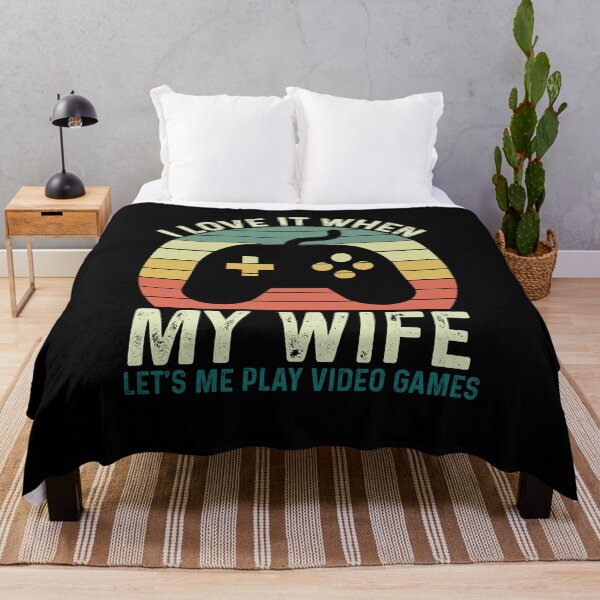 Item preview, I Love It When My Wife Let's Me play Video Games designed and sold by VerdePlantTees.