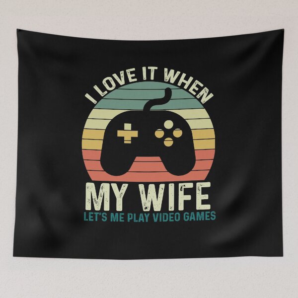 Item preview, I Love It When My Wife Let's Me play Video Games designed and sold by VerdePlantTees.