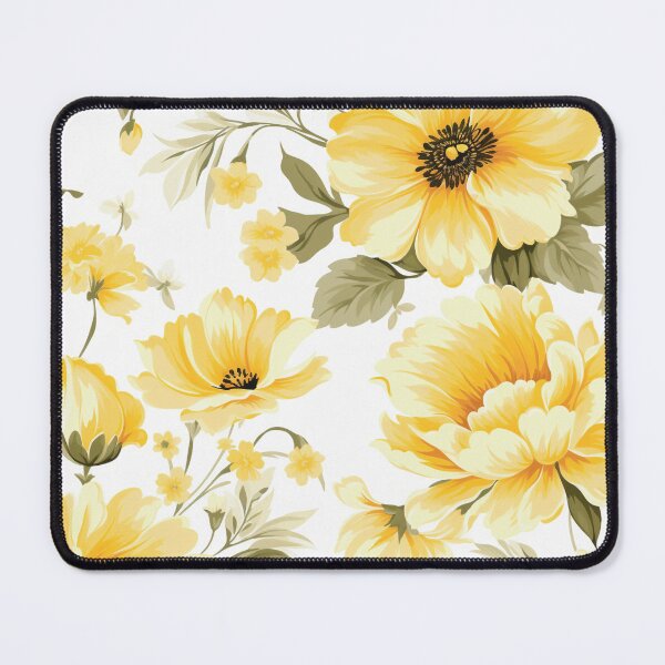 Item preview, Yellow White Flower Pattern Spring Aesthetic Marguerite Blasingame Happy Season designed and sold by SMARTKIT  DESIGNAGENCY.