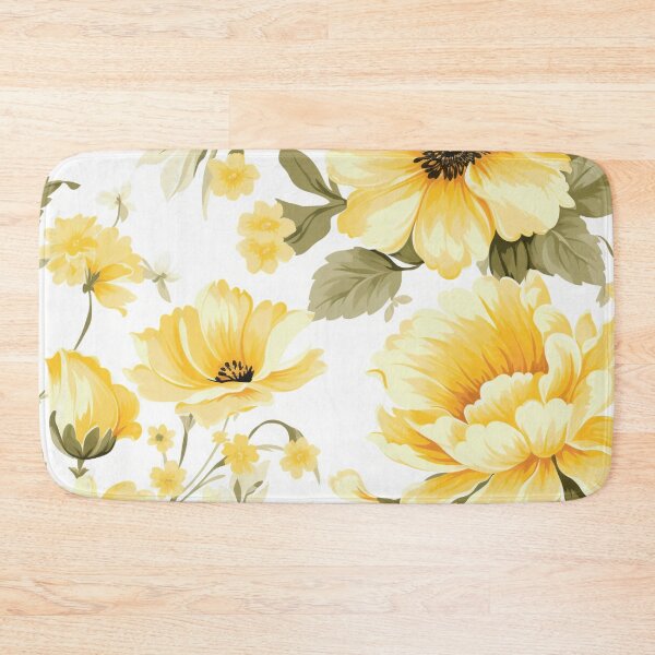 Item preview, Yellow White Flower Pattern Spring Aesthetic Marguerite Blasingame Happy Season designed and sold by SMARTKIT  DESIGNAGENCY.