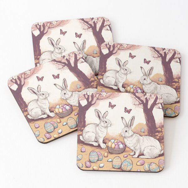 Item preview, Gift - Easter mug - rabbits and chocolate eggs designed and sold by VickyJo111.