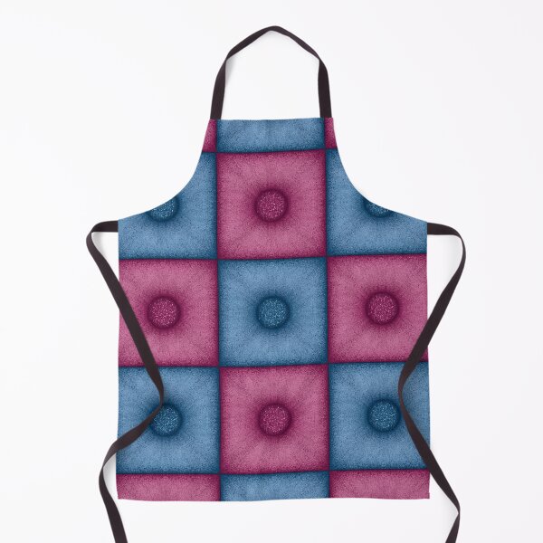 Item preview, Chess pattern from "Pouf" tiles the color of wedgwood and cherry designed and sold by Cherevan.