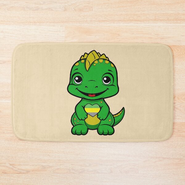 Item preview, Cute Lithromantic Pride Flag Dinosaur, Subtle Kawaii Lithromantic Dino Design designed and sold by Travelslightly.
