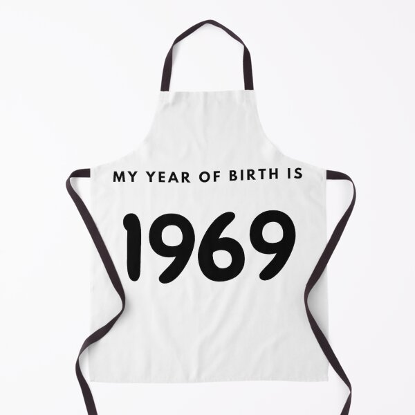 Item preview, My Year of Birth is 1969 designed and sold by LittleWorldShop.