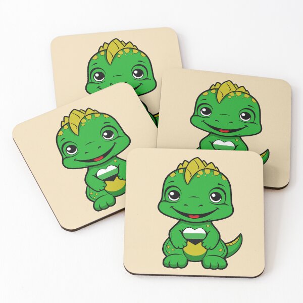 Item preview, Cute Neutrois Pride Flag Dinosaur, Subtle Kawaii Neutrois Dino Design designed and sold by Travelslightly.