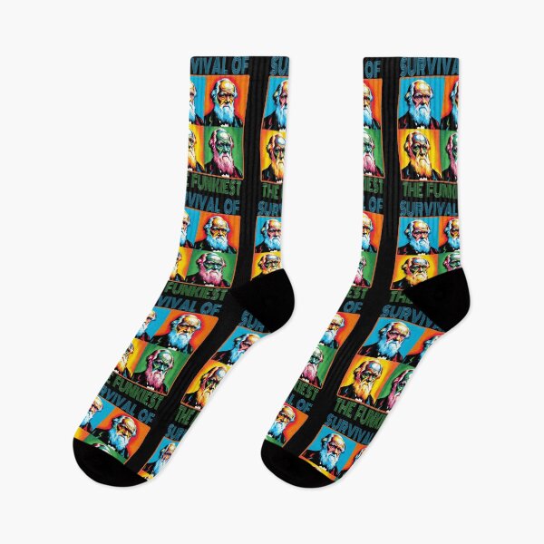 Item preview, Charles Darwin Pop Art - Survival of the Funkiest - Retro Style designed and sold by Unitepeople.