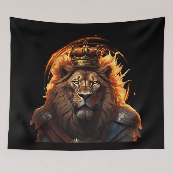 Item preview, majestatic burning lion war designed and sold by Lunaawga.