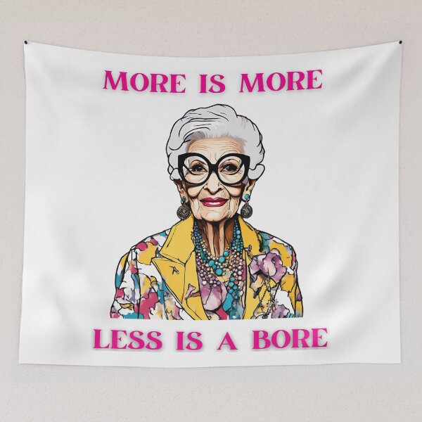 Item preview, Iris Apfel - MORE IS MORE LESS IS A BORE designed and sold by ViLo-TStore.