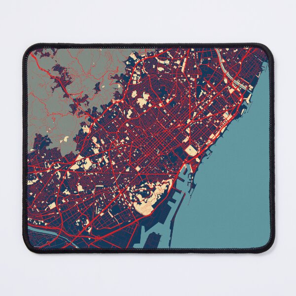 Item preview, Barcelona City Map of Spain - Hope designed and sold by deMAP.