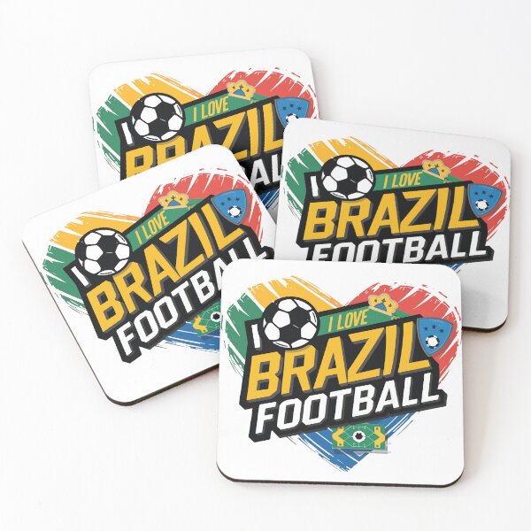 Item preview, i love brazil football designed and sold by StellarValor.
