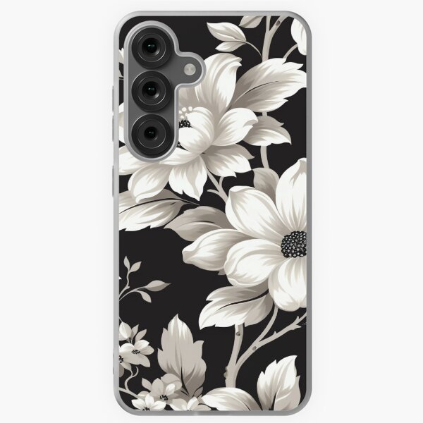 Item preview, Motif Fleur Noir Blanc Printemps Esthétique Marguerite Blasingame Saison designed and sold by SMARTKIT  DESIGNAGENCY.