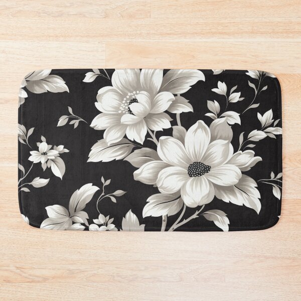 Item preview, Black White Flower Pattern Spring Aesthetic Marguerite Blasingame Season designed and sold by SMARTKIT  DESIGNAGENCY.