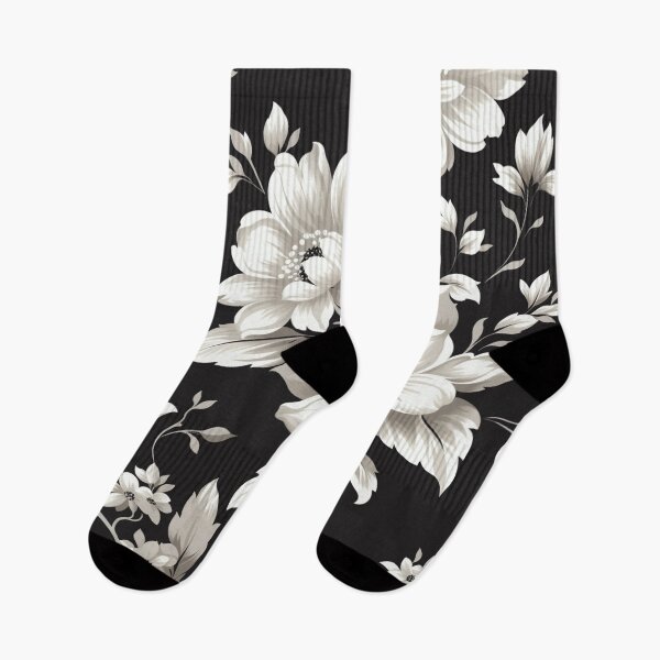Item preview, Black White Flower Pattern Spring Aesthetic Marguerite Blasingame Season designed and sold by SMARTKIT  DESIGNAGENCY.