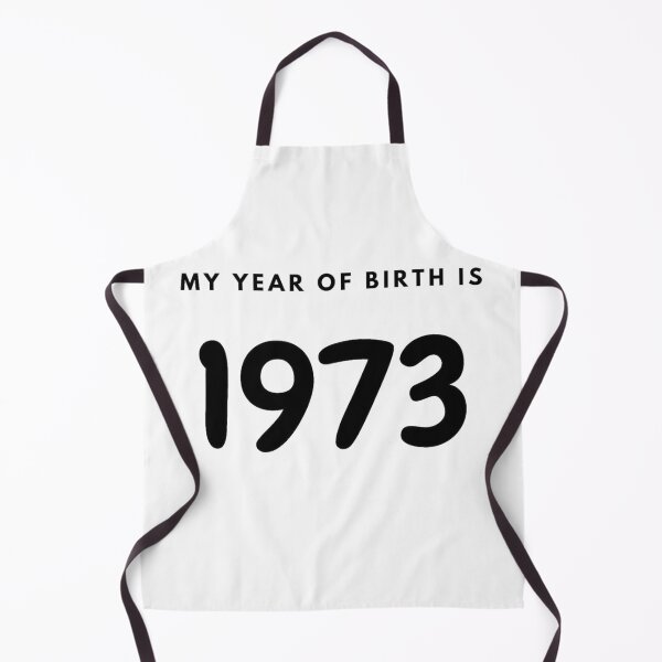 Item preview, My Year of Birth is 1973 designed and sold by LittleWorldShop.