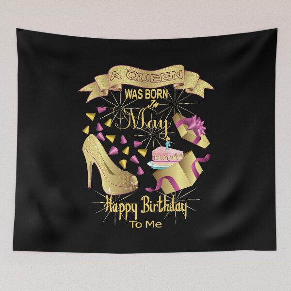 Item preview, A Queen Was Born In May designed and sold by Ayesha Saleem.