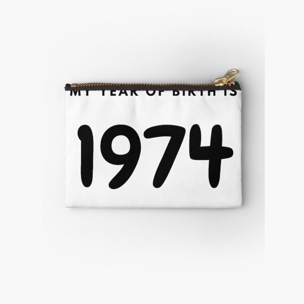 Item preview, My Year of Birth is 1974 designed and sold by LittleWorldShop.