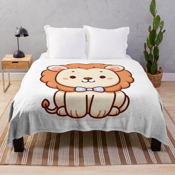 Item preview, Kawaii Lion With Bow Tie designed and sold by CanvasCutie.