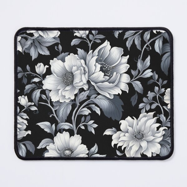Item preview, Black White Flower Pattern Spring Aesthetic Marguerite Blasingame Season designed and sold by SMARTKIT  DESIGNAGENCY.