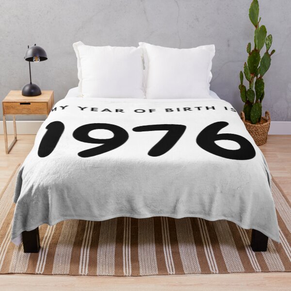 Item preview, My Year of Birth is 1976 designed and sold by LittleWorldShop.