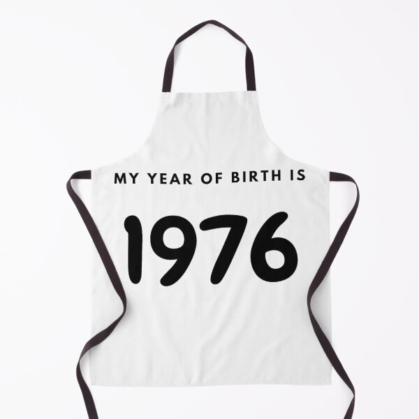 Item preview, My Year of Birth is 1976 designed and sold by LittleWorldShop.