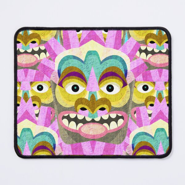 Item preview, Colorful Hawaiian Tiki Heads designed and sold by AntiqueImages.