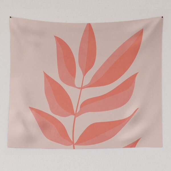 Item preview, Pink Two Tones Leaves designed and sold by technicolorable_art.