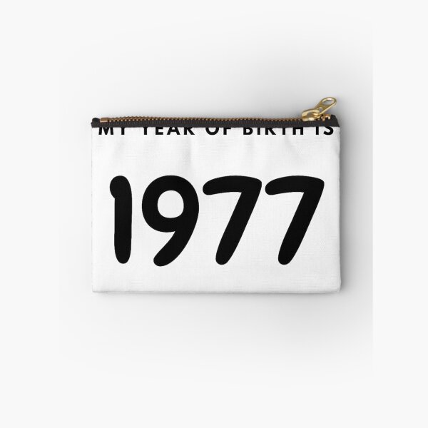 Item preview, My Year of Birth is 1977 designed and sold by LittleWorldShop.