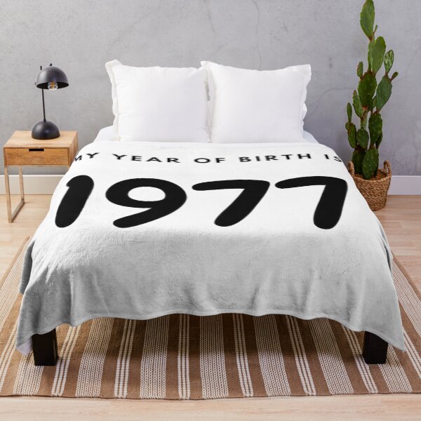 Item preview, My Year of Birth is 1977 designed and sold by LittleWorldShop.