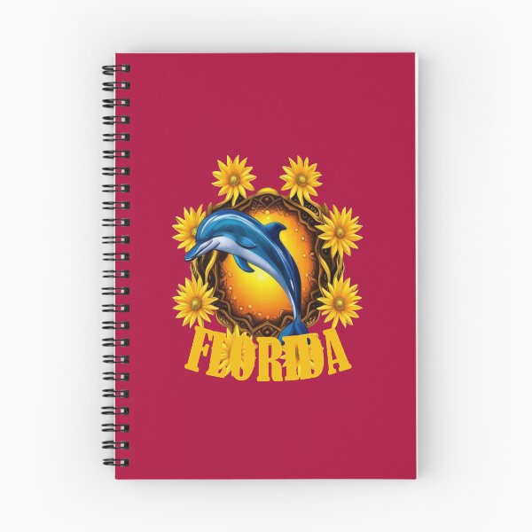 Item preview, Florida Wildflowers And Cartoon Of A Porpoise or Dolphin designed and sold by taiche.