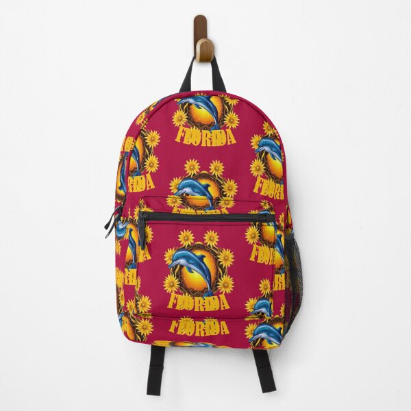 Item preview, Florida Wildflowers And Cartoon Of A Porpoise or Dolphin designed and sold by taiche.