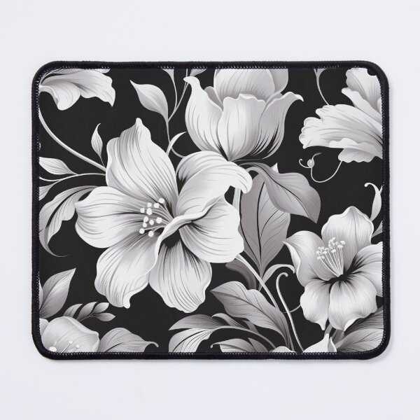 Item preview, Black White Flower Pattern Spring Aesthetic Marguerite Blasingame Season designed and sold by SMARTKIT  DESIGNAGENCY.